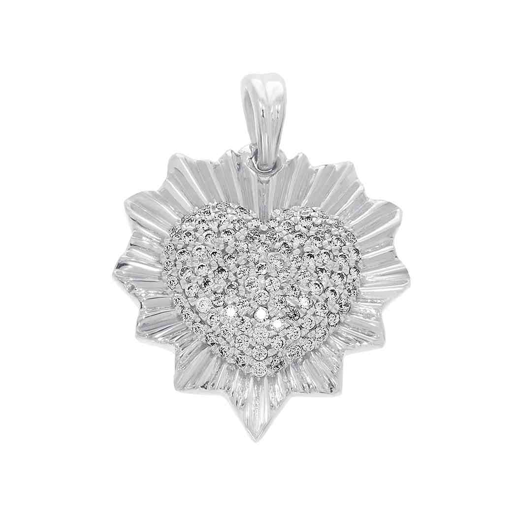 Heart Desigen Pendant PD31747A
